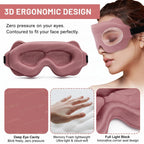 3D Sleep Mask Sleeping Aid Blindfold Block Out Light Portable Soft Memory Foam Face Mask Eyeshade Comfort Three Dimension Design