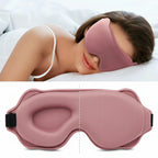 3D Sleep Mask Sleeping Aid Blindfold Block Out Light Portable Soft Memory Foam Face Mask Eyeshade Comfort Three Dimension Design